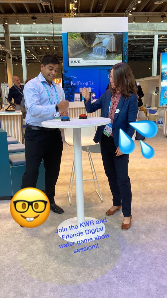 Siddharth Seshan (@siddharthseshan) on Twitter photo Join us for a fun and interesting #digitalwater gameshow session on Wednesday at 12.30!
See you at the <a href="/KWR_Water/">KWR Water Research Institute</a> #KWRandFriends booth (C2-331)!
<a href="/H2ODraganSavic/">Dragan Savic</a> <a href="/MarievdZouwen/">Mariëlle vd Zouwen</a>
<a href="/ricktaobao/">Riccardo Taormina</a> <a href="/hansruijgers/">▪️Hans Ruijgers▪️ Head of comms at KWR</a> <a href="/AndreaCominola/">Andrea Cominola</a> <a href="/CaradotNico/">Nico Caradot</a> @AlexvanderHelm
<a href="/LisaMAndrews_/">Lisa Andrews (she/her)</a> <a href="/Raul_Glotzbach/">Raul Glotzbach</a> Join us for a fun and interesting #digitalwater gameshow session on Wednesday at 12.30!
See you at the <a href="/KWR_Water/">KWR Water Research Institute</a> #KWRandFriends booth (C2-331)!
<a href="/H2ODraganSavic/">Dragan Savic</a> <a href="/MarievdZouwen/">Mariëlle vd Zouwen</a>
<a href="/ricktaobao/">Riccardo Taormina</a> <a href="/hansruijgers/">▪️Hans Ruijgers▪️ Head of comms at KWR</a> <a href="/AndreaCominola/">Andrea Cominola</a> <a href="/CaradotNico/">Nico Caradot</a> @AlexvanderHelm
<a href="/LisaMAndrews_/">Lisa Andrews (she/her)</a> <a href="/Raul_Glotzbach/">Raul Glotzbach</a>
