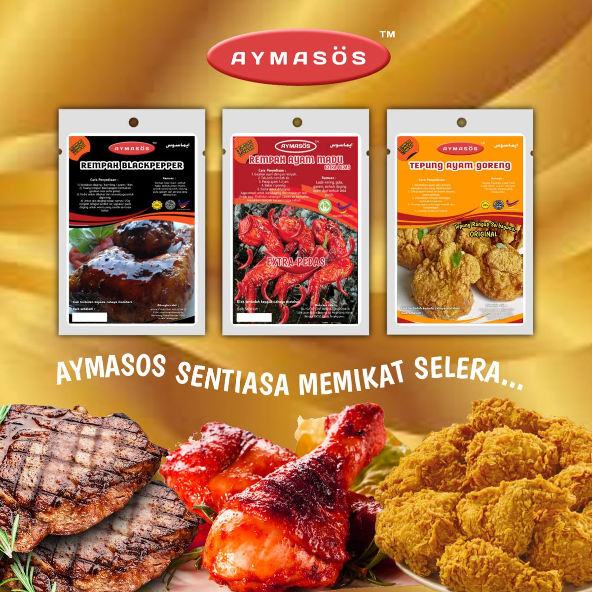 hanim2014's tweet photo. Anak meragam nak makan ayam madu , tapi makan sikit2 tak puas kan..

Mujur ada rempah Aymasos, satu pek boleh terus dua ekor ayam😋

Jimat berbaloi2, puas hati makan👍👍 https://t.co/ekQnDjgmnv