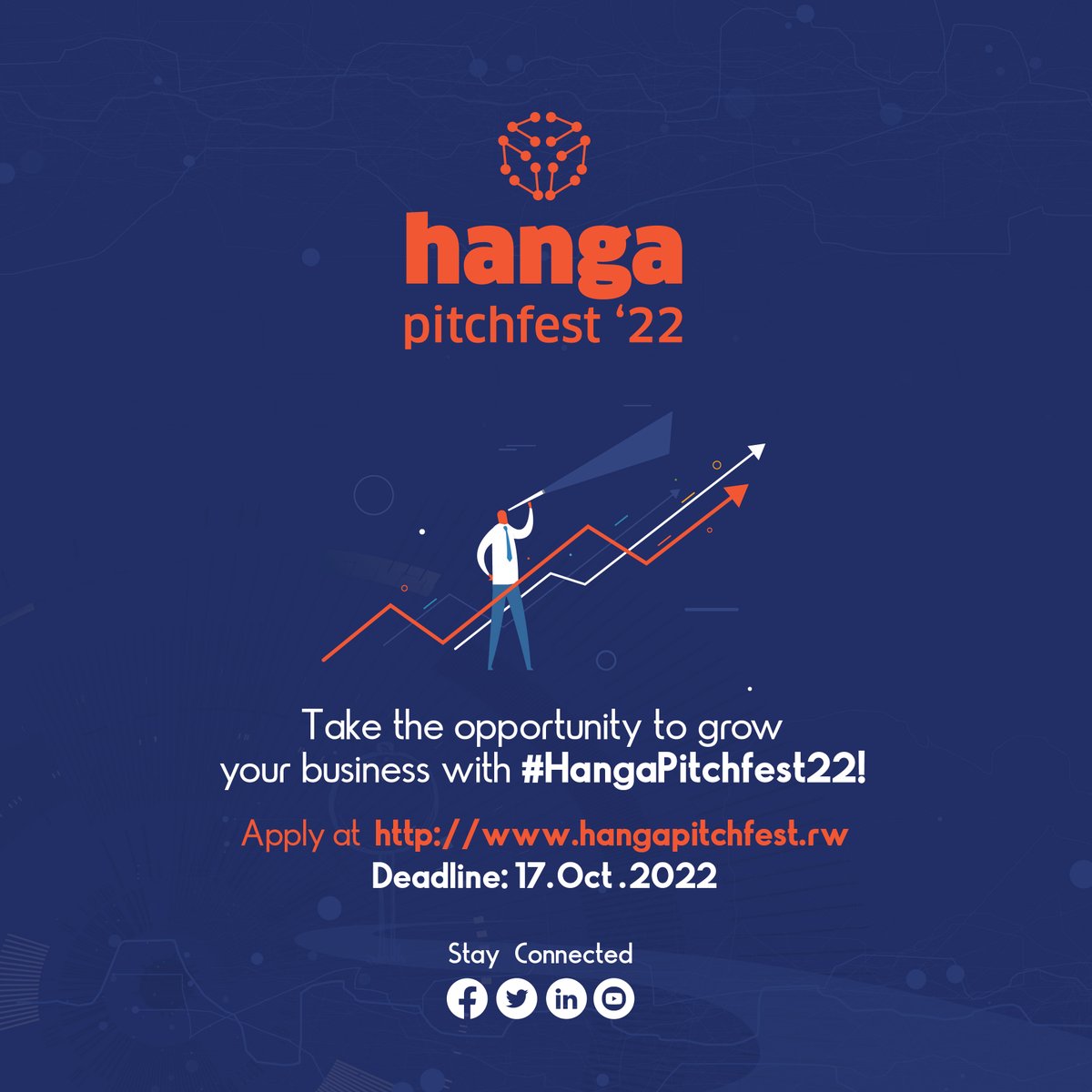 hangapitchfest's tweet photo. An excellent business growth opportunity is knocking on your door!

Calling all Rwandan tech entrepreneurs &amp; creative talents looking to rise their business to greater heights to apply for #HangaPitchfest22. 

For the application and to learn more, visit https://t.co/Qu2ayVCxRj! https://t.co/MCHylgidFI