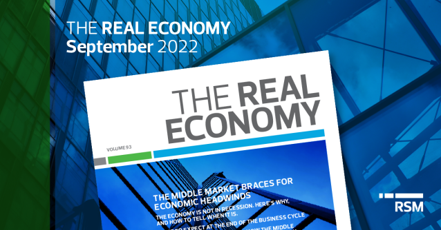 Is the economy in a recession? Not right now. But we have revised down our forecast for growth for this year to 1.5%, with the risk of a slower pace. Learn more from. our Chief Economist <a href="/JoeBrusuelas/">Joseph Brusuelas</a> in #TheRealEconomy from RSM. rsm.buzz/3DivHPd