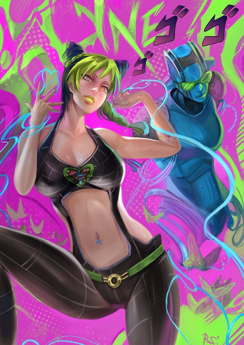 RazorSensei's tweet image. "Yare yare dawa" 🦋🦋

Jolyne  kujo joins the battle !

Really enjoyed the 2nd part of stone ocean can't wait for the final one .

#jolynekujo #jolyne #fanart #digitalart #JoJosBizarreAdventure #stoneocean #anime #manga