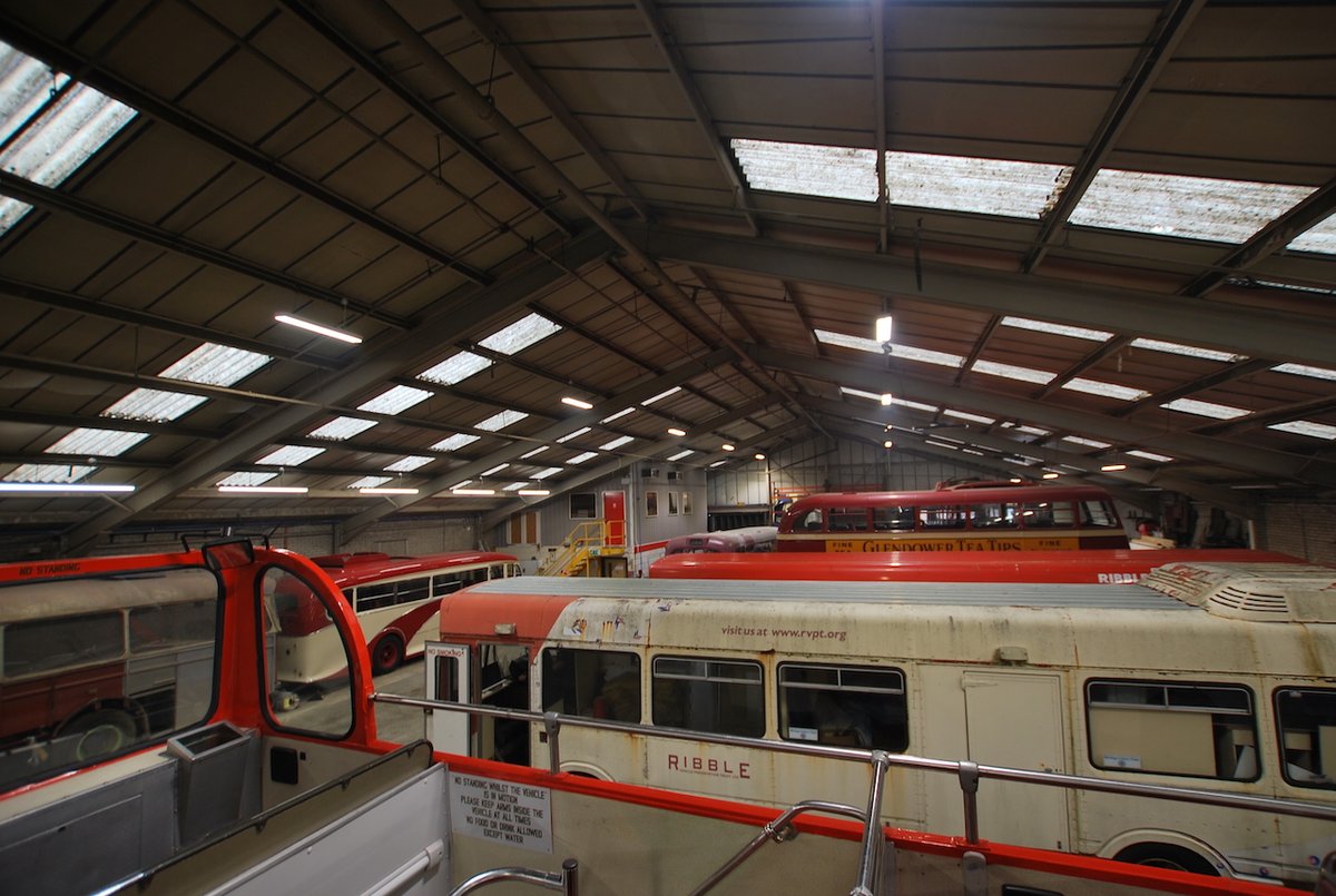 Final phase of installing new lighting at our depot took place this weekend. Vast improvement in illumination and a much lower use of electricity so reduced bills. All good news