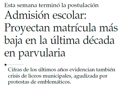 mavillaseca's tweet photo. Desde @AccionEducar estudié la evolución del Sistema de Admisión Escolar (SAE), por el cual se postula a los colegios.

A continuación un breve🧵con los principales hallazgos; el estudio completo lo puedes consultar en https://t.co/5aF90cRuMD

(1/5)
imagen: nota en @ElMercurio_cl https://t.co/hGCAbcmkgR