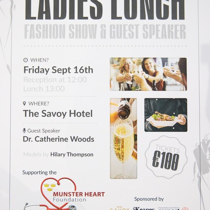Munster Heart Foundation (@munsterheart) on Twitter photo Only 5 days to go to our Ladies Lunch <a href="/SavoyLimerick/">Savoy Hotel</a> funds raised at this event will go directly towards the provision of first class Cardiac Care to the people of the Midwest and its surrounds ❤ please come along and support this very worthy cause Only 5 days to go to our Ladies Lunch <a href="/SavoyLimerick/">Savoy Hotel</a> funds raised at this event will go directly towards the provision of first class Cardiac Care to the people of the Midwest and its surrounds ❤ please come along and support this very worthy cause