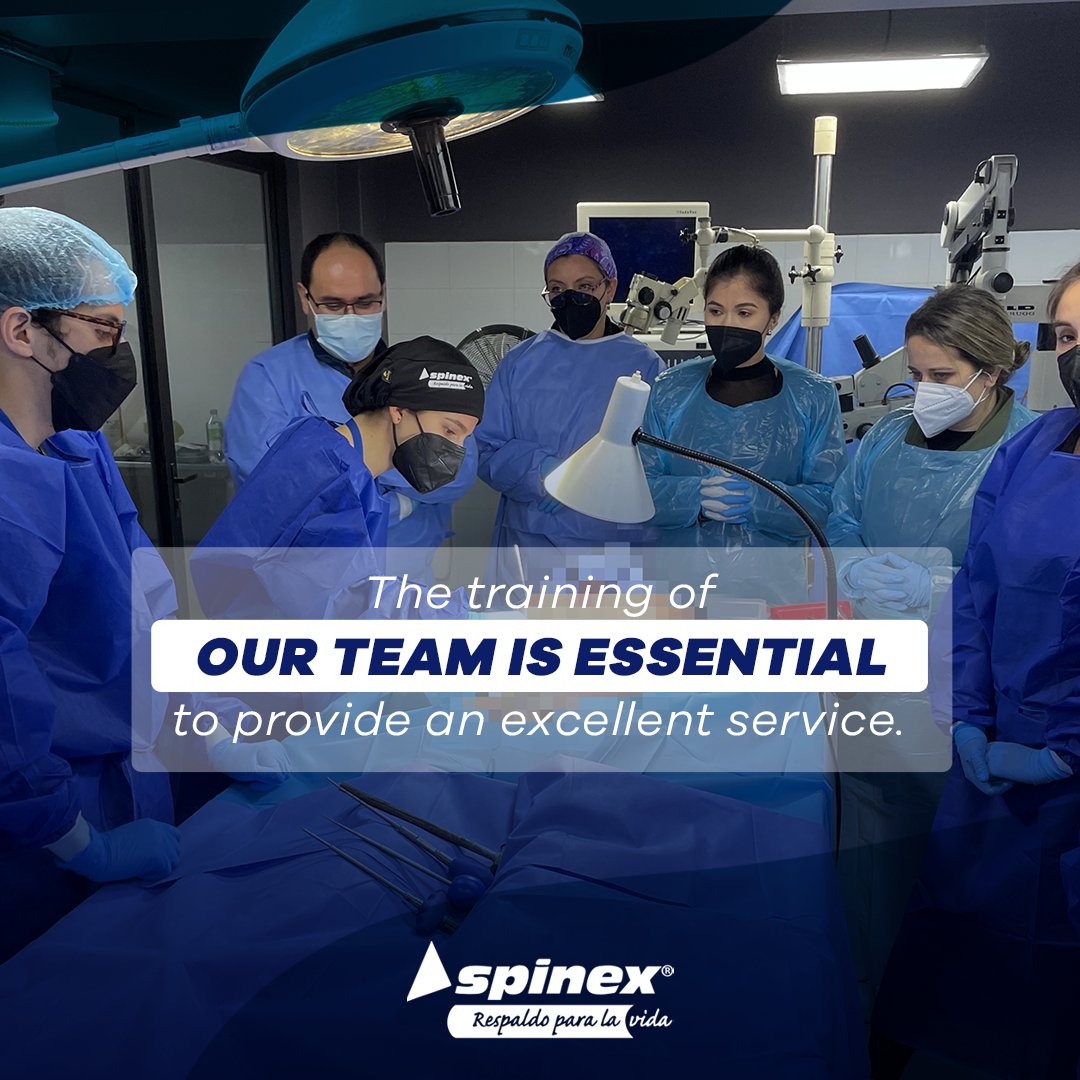 spinex_'s tweet photo. We have national and international theoretical and practical training. Always prepared for the challenges.
#spinex #jointex #medsurgical #operatingroom #implantedecolumna #equiposmédicos #salud #chile #surgery #implants #SpineSurgeon #surgeons https://t.co/UrwgT1087d