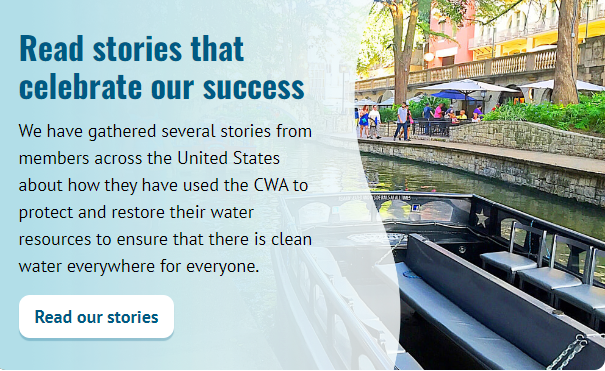 CleanWaterACWA's tweet photo. As we continue our celebration of the Clean Water Act, ACWA has created a Storymap to share state successes.  See how the states/interstates have used the CWA to protect their waters.  https://t.co/oiue3uqcaj  #CWA50 https://t.co/IgAif2aEao