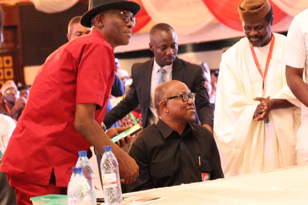 Arriving at the Labour Party National Retreat in Abuja. - PO