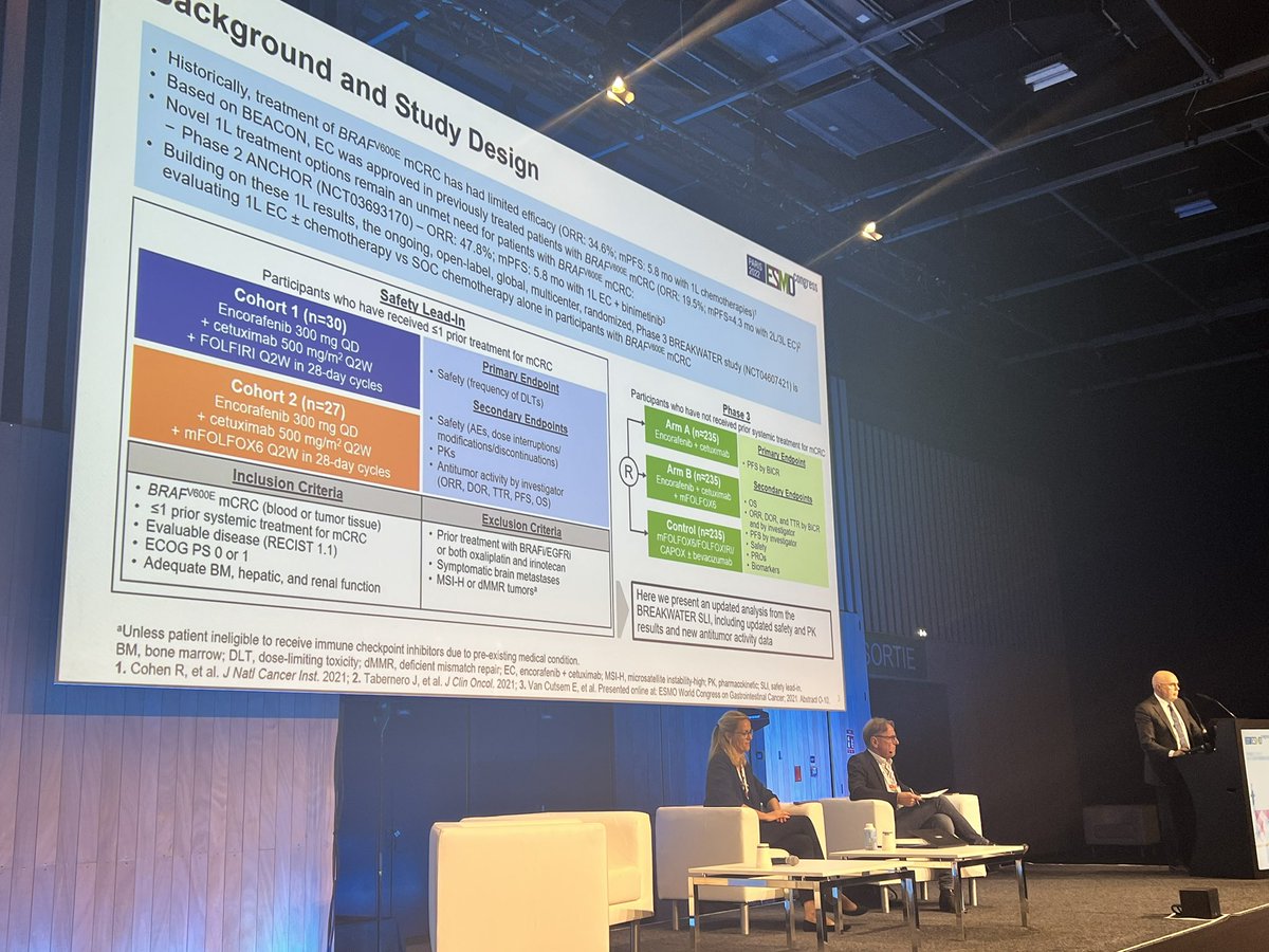Myriam Chalabi (@myriamchalabi) on Twitter photo Mini-orals lower GI! <a href="/ClaraMontagut/">clara montagut v</a> #ESMO22 <a href="/TaberneroJosep/">Josep Tabernero</a> discussing safety lead-in of Breakwater study @elena_elez Mini-orals lower GI! <a href="/ClaraMontagut/">clara montagut v</a> #ESMO22 <a href="/TaberneroJosep/">Josep Tabernero</a> discussing safety lead-in of Breakwater study @elena_elez