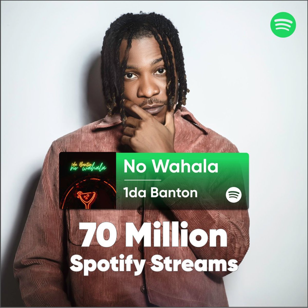 Ikwerre_Boy's tweet photo. #NoWahala by #Squareball artiste @1dabanton hits 70million streams in #Spotify https://t.co/BYNqlKRvs3