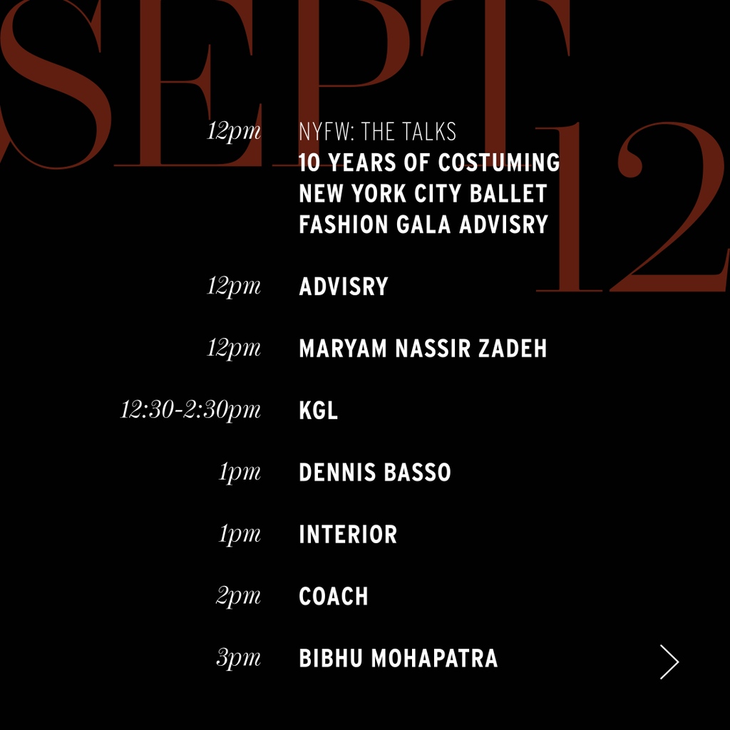 NYFW on Twitter "There's no better way to start the week than with a