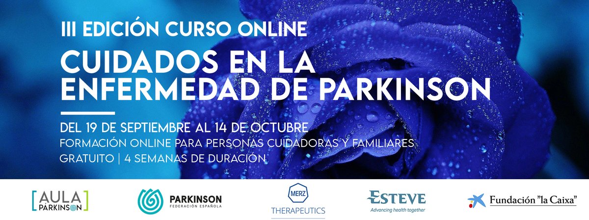 ParkinsonFEP's tweet photo. 📗Inscripciones abiertas para la III Edición del curso de cuidados en la enfermedad de #Parkinson. 

🙌Gratuito
💻Online
📅4 semanas
📄Inscripciones del 12 al 18 de septiembre

Con el apoyo de @ESTEVE_ESP @MerzTx y @FundlaCaixa 

https://t.co/4lMFe7IQ9p https://t.co/RfhpbQB857
