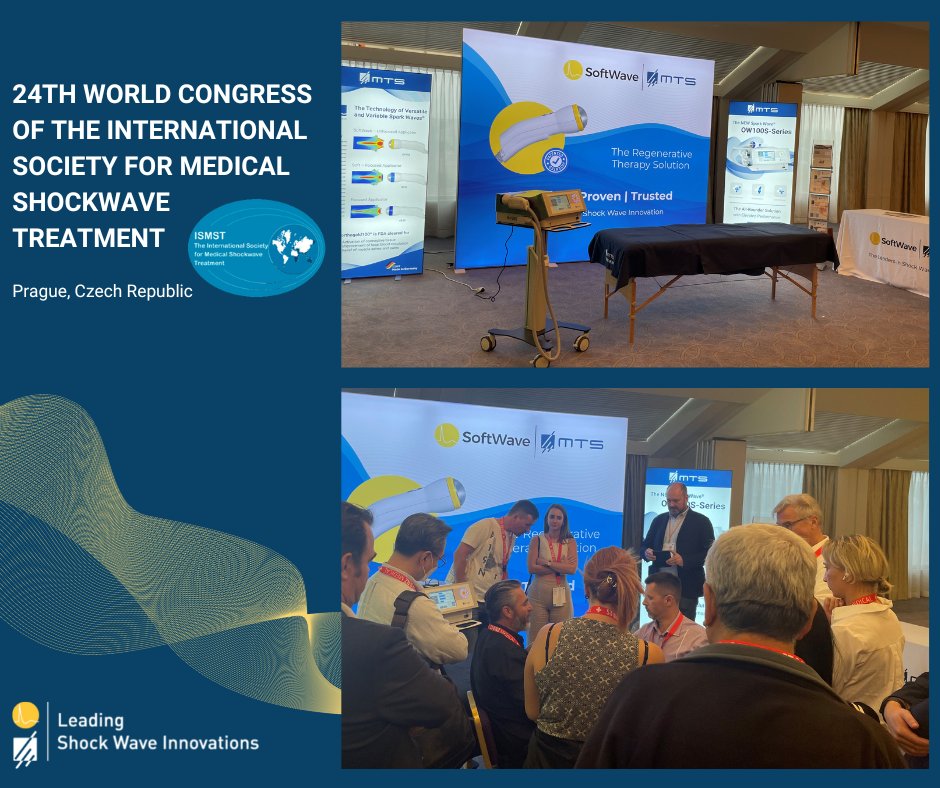 MTSSparkWave's tweet photo. We participated at the 24th World Congress of the International Society for Medical Shockwave Treatment  in Prague. It was great to meet with other shock wave scientists, physicians and our Spark Wave Expert Centers. 

#MTSMedical #SoftWaveTRT #regenerativemedicine #ISMST https://t.co/37RAOVOVgI