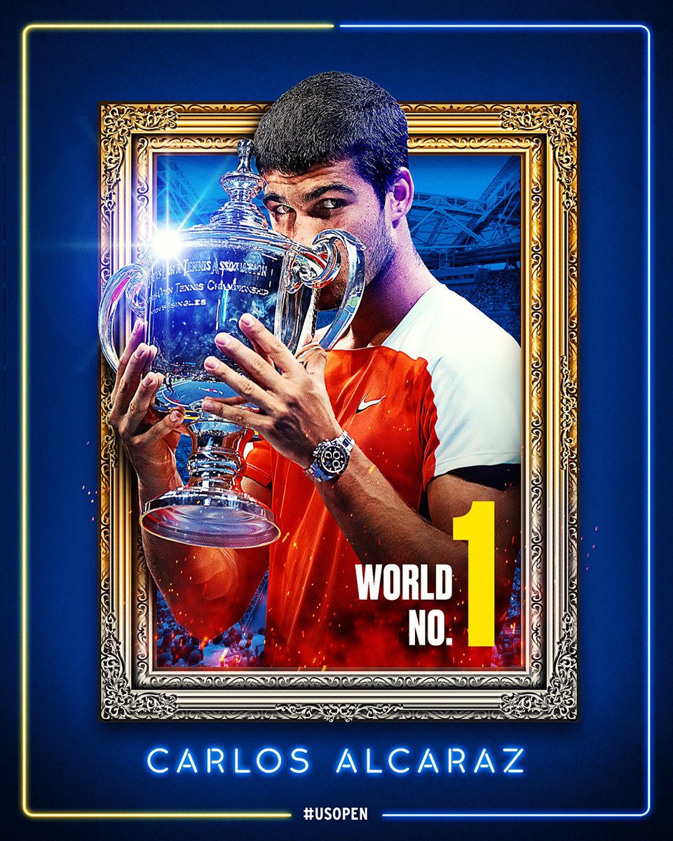 usopen's tweet photo. There’s a new kid on top. https://t.co/Pgg7inSCD6