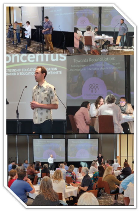 A performance of Reasonable Doubt at the CRSI &amp; ADRSK Fall Conference 2022 led to deep dialogue among conflict resolution professionals in the province. <a href="/ConcentusCEF/">Concentus Citizenship Education</a> <a href="/FifthBizSK/">Tim Nickel</a>