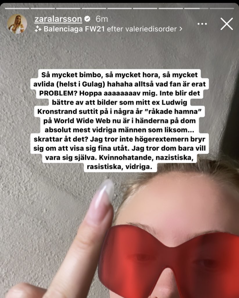 emma_endd's tweet photo. Tjejer det är dags att ta tillbaka #backazara ❤️ https://t.co/ENu3LLyiU0