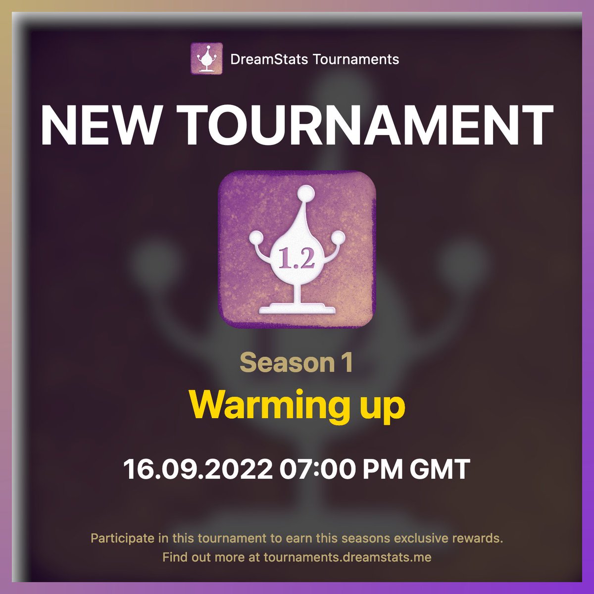 DreamStatsApp's tweet image. Who's in for another #DreamsPS4 Tournament? The second tournament of season 1 will take place this Friday, September 16th at 7PM GMT.

Register your participation here 👇
tournaments.dreamstats.me