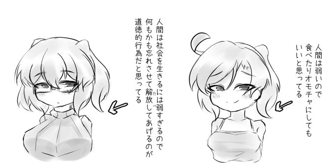 捕食者のスタンスみたいなの比べてみても面白いかもしれねえです 