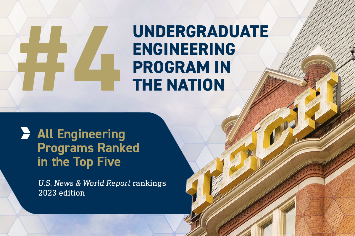 gatechengineers's tweet photo. – 2 programs at #⃣1⃣: @GeorgiaTechISyE, @GTaerospace
– ALL 10 programs in the top 5⃣
– And overall, our undergraduate engineering program remains #⃣4⃣ in the nation in today's new @usnews rankings. A good way to start the week! https://t.co/vFJqsYenQ6 https://t.co/t4MiZ1VkCs