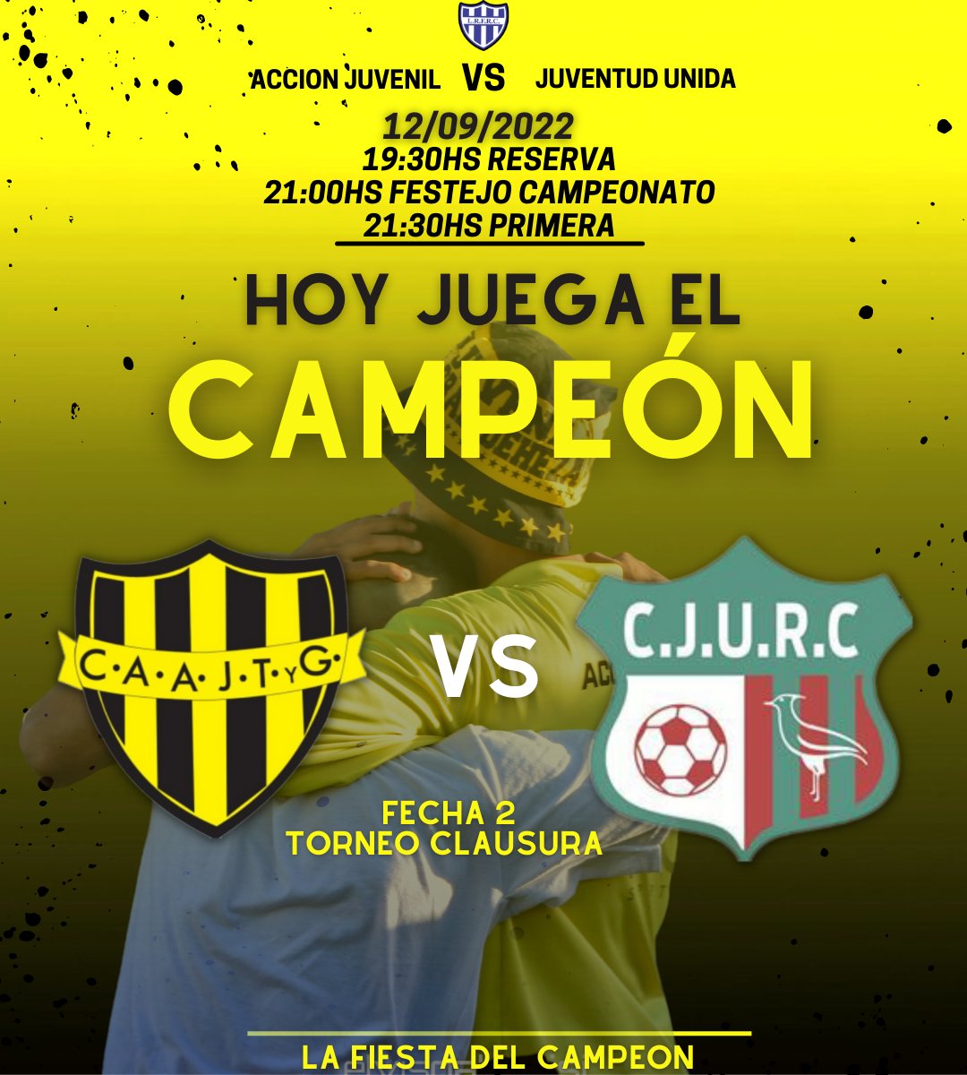 AccionJuvenil12's tweet photo. [FUTBOL]
¡SORTEO DE ENTRADAS! 💛🖤
Por cada red social oficial del club se va a estar sorteando DOS entradas.
¡PARTICIPA EN TODAS Y SUMA MAS CHANCES!
•Requisitos:
-Seguir la cuenta.
-Me gusta y RT 
¡A SUMARSE!
#MundoAurinegro https://t.co/Kt3QZLOz8R