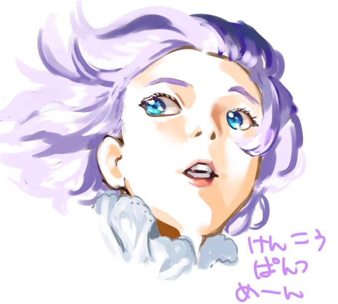元絵は一部完全に白飛びさせた手法で顔を描いているからなんかライティングAIの法則わかるかもしれませんわ 