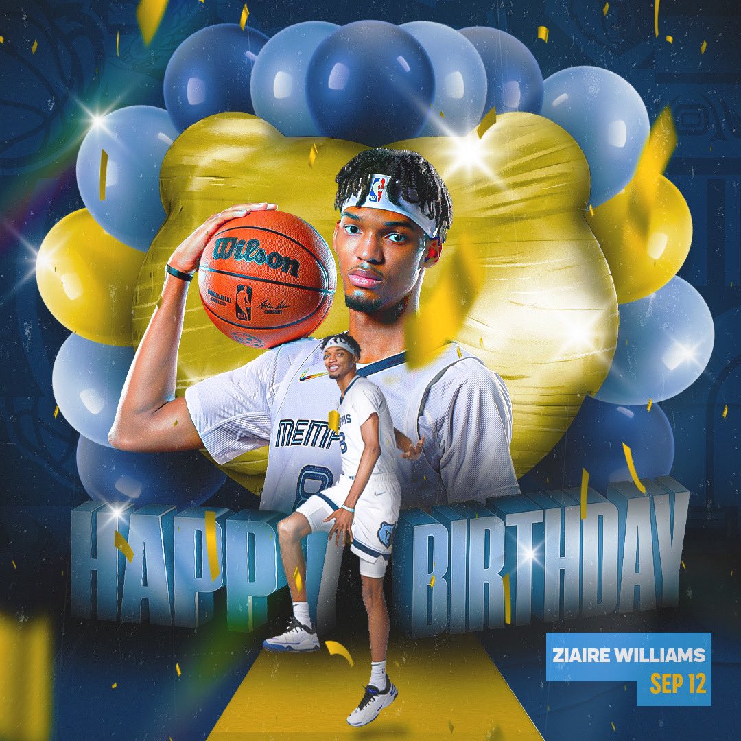 memgrizz's tweet photo. RT to wish our guy @therealZiaire a happy birthday 🎱 https://t.co/ej804HX67A