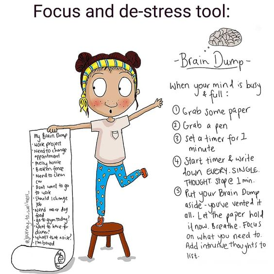 Feeling a little overwhelmed this Monday? Try this little focus and de-stress technique to help clear your mind 🧡 #mentalhealth #MentalHealthAwareness #mondaythoughts