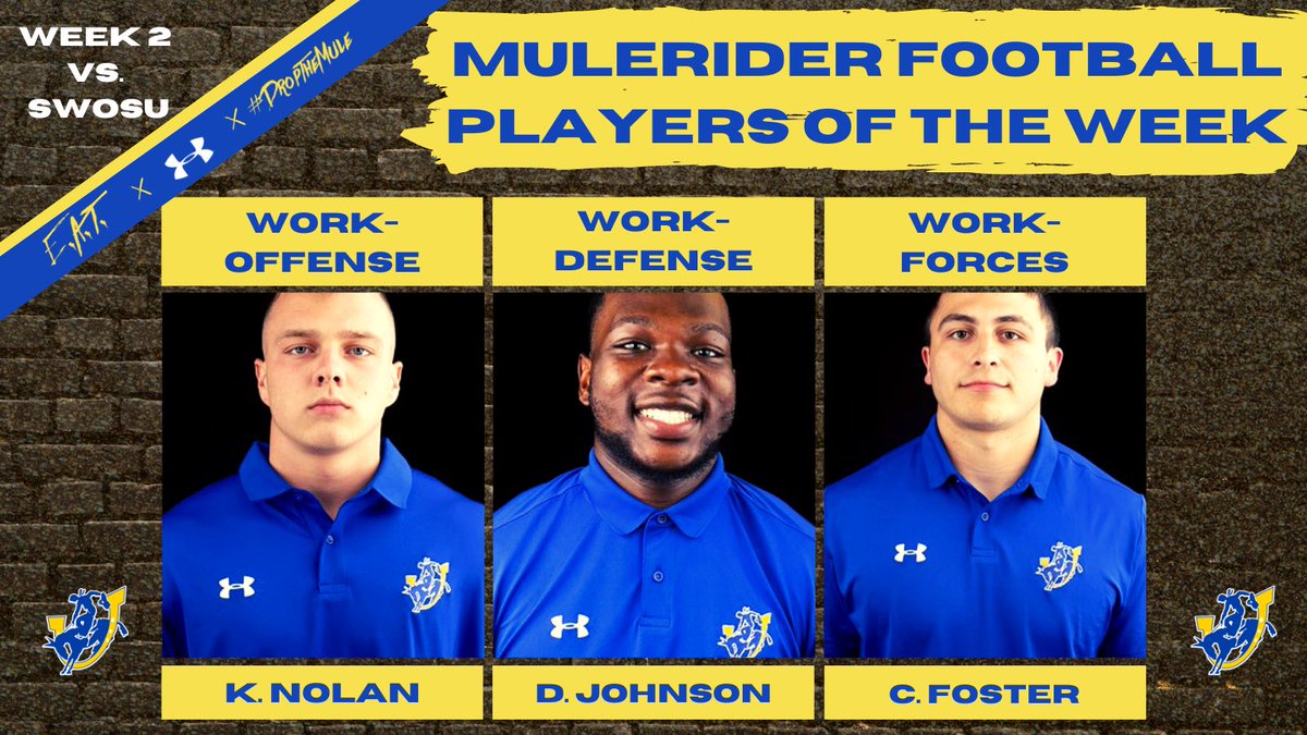 Congrats to our WorkTeam Players of the Week @KohlNolan3 @_iamdjayy12 & @CamdenFoster3 #LetsRide 🤙🏇