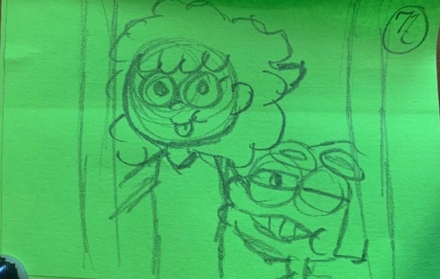 trashiestbaby's tweet photo. I few rough storyboard frames I like from an amphibia animatic I'm working on

#amphibia #amphibiafanart #sprigplanter #AnneBoonchuy #spranne https://t.co/X8z1nvc2GY