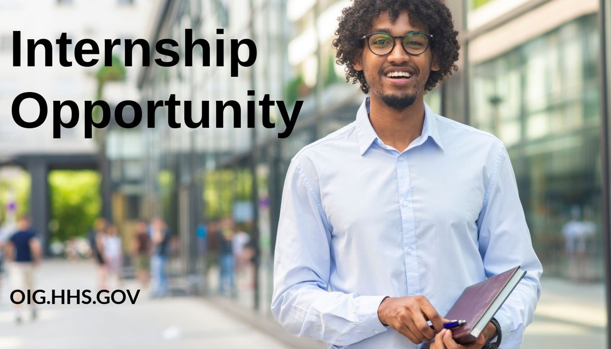 OIGatHHS's tweet photo. #InternshipOpportunity: The Office of Counsel to the Inspector General offers unpaid internship opportunities for 2nd & 3rd year #lawstudents with an interest in government & health care law. Apply by Sept. 23, 2022. https://t.co/jszmZ1ADO1.
#FederalService #HealthLaw #Lawyer https://t.co/26yXMMIKH0