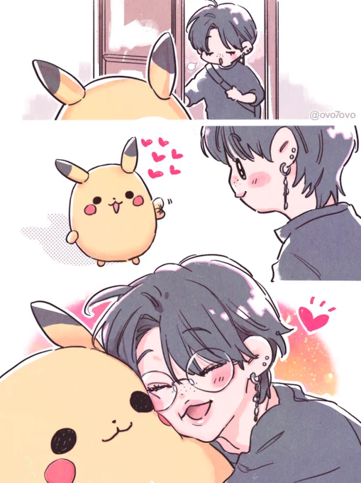 『おかえり〜❣️』 