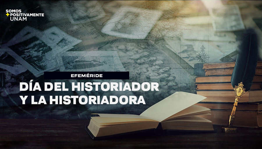 UNAM_MX's tweet photo. Estudian, describen y analizan civilizaciones y acontecimientos pasados. ¿Sabes a quiénes nos referimos? Así es, #UnDíaComoHoy se celebra el Día del Historiador 🔎📜. ¡#UnGOYApara las historiadoras y los historiadores de la UNAM!
#PositivamenteUNAM https://t.co/qnUskSk1Lt