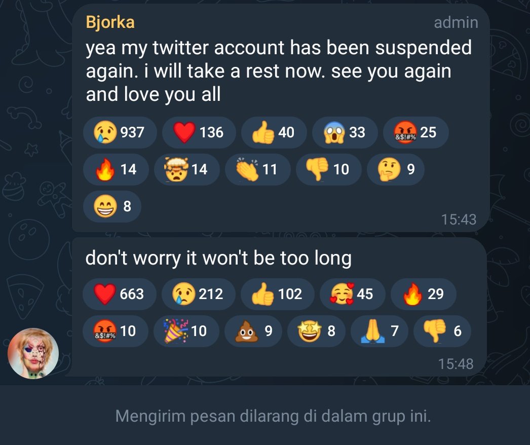 SltyVin's tweet photo. take a rest bro, i know that its so exhsting to dismantle the pyramid of lies from one brick to anothr brick.

#Bjorka #bjorkanism https://t.co/H1QNeEpzJA