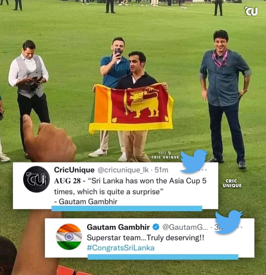 lahirucnet's tweet photo. @MAYANKU23039578 @AzzamAmeen @GautamGambhir This https://t.co/WKVZGvUmuX
