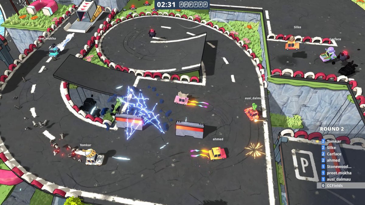 whynowgaming's tweet photo. Micro Machines meets crazy golf?

In anticipation of You Suck at Parking's launch later this week, here's our interview with @hvgames covering what went into making this one-of-a-kind arcade racer: https://t.co/ER1qgnWxAo https://t.co/qO3Bxxe1Uz