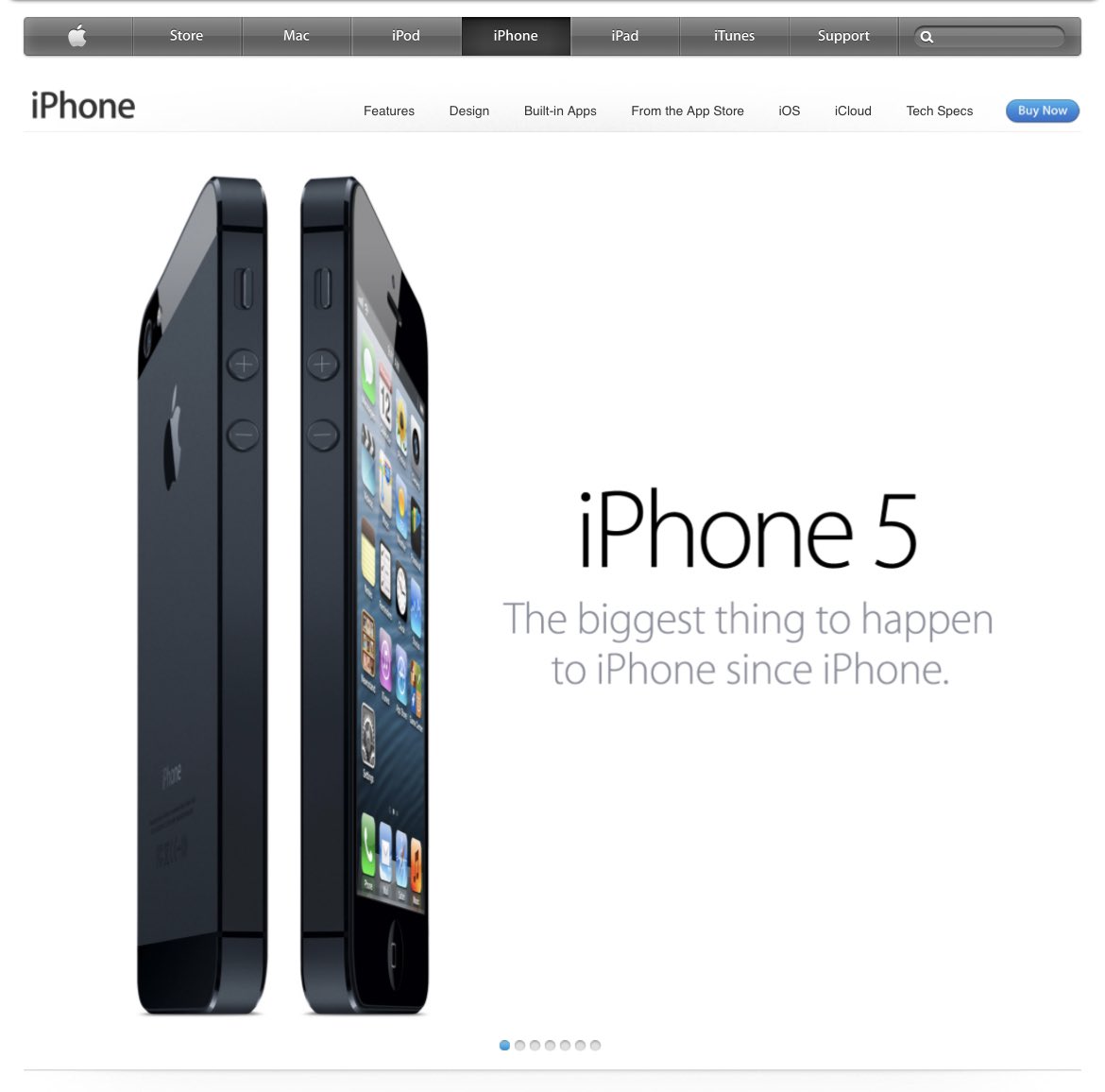 10 years ago, iPhone 5 was announced