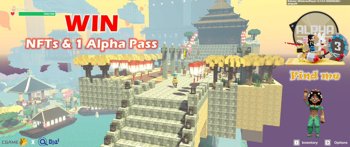 The_CGame's tweet image. 🎊CGame x 01a1 #SandboxAlphaS3Giveaway 🎊
1⃣Selfie📸 Princess Maya in TAND DYNASTY #sandboxalphaS3 
2⃣RT+❤️ +TAG3friends+REPLY w/Selfie photo
Ending by SEP18 -2 days B4 Maya Water Park
🏆For a chance to win AS3 #AlphaPass +#NFT🏆
@TheSandboxGame
@01a1Official 
@kelvinsineth