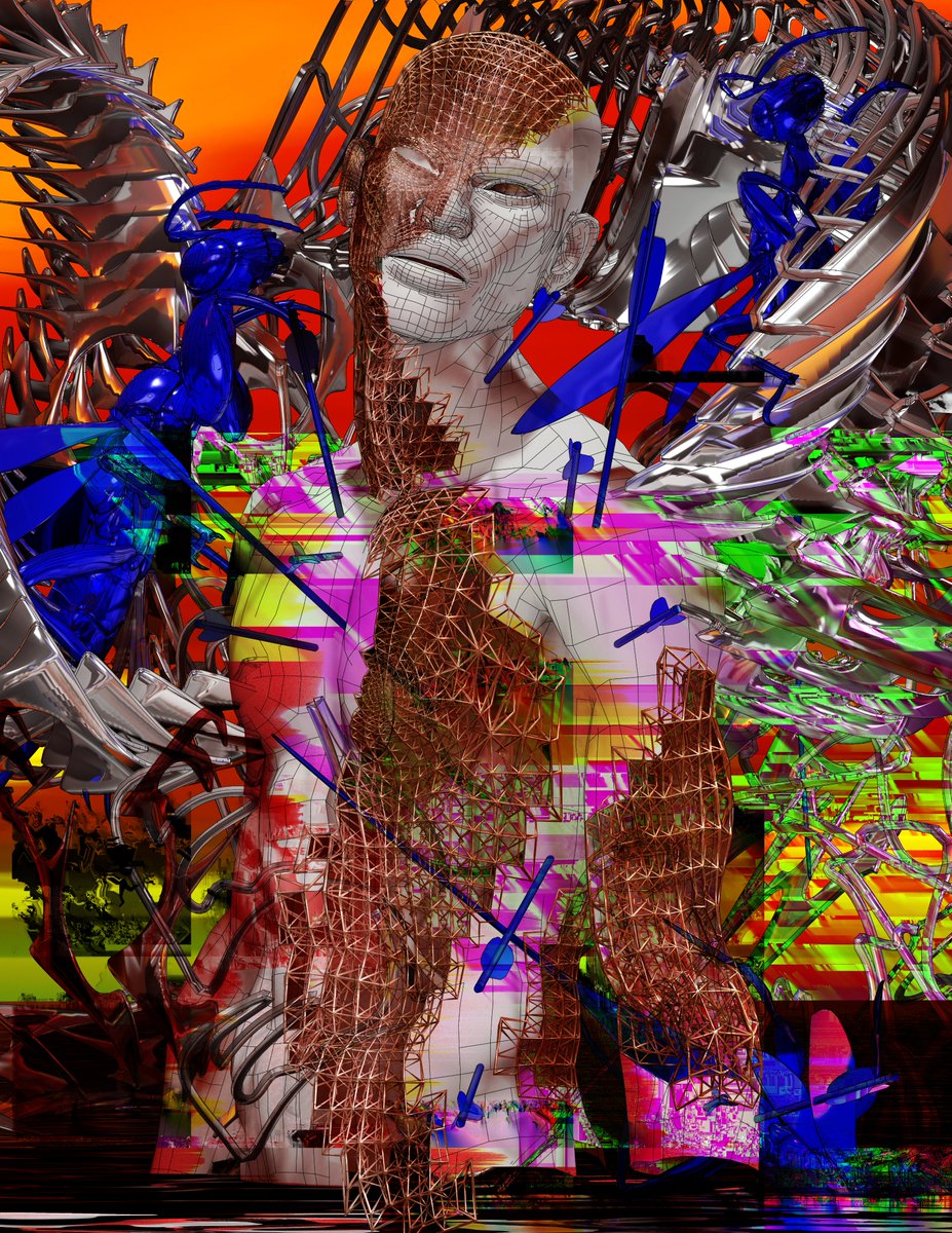 Micah_Alhadeff's tweet photo. sᴛ. sᴇʙᴀsᴛɪᴀɴ.
5/5 ed.
5.5 $XTZ
https://t.co/rXxl952RkV
#glitch #digitalpainting #sonification #pngcorruption #3D @objktcom https://t.co/mxeAQq05qD