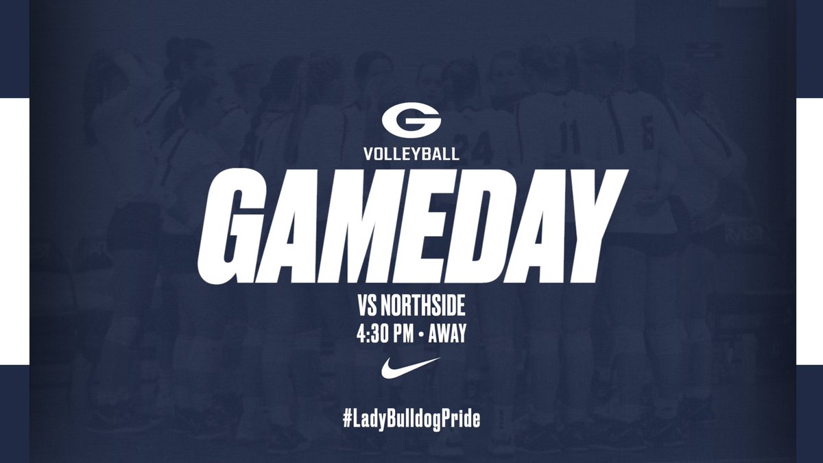 🏐🏐🏐
🆚 Northside
📍 Away
⌚️ 4:30 PM
🎟 bit.ly/3RD2P8G (DIGITAL ONLY)
#LadyBulldogPride | #CreatingChampions