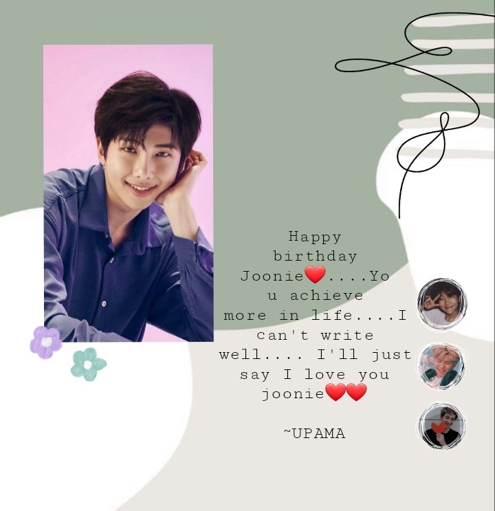 MoonChild_DHope's tweet photo. Thank you for everything #NAMJOON 
#namjoonletter #HappyBirthdayNamjoon https://t.co/EhdXLfmmvd