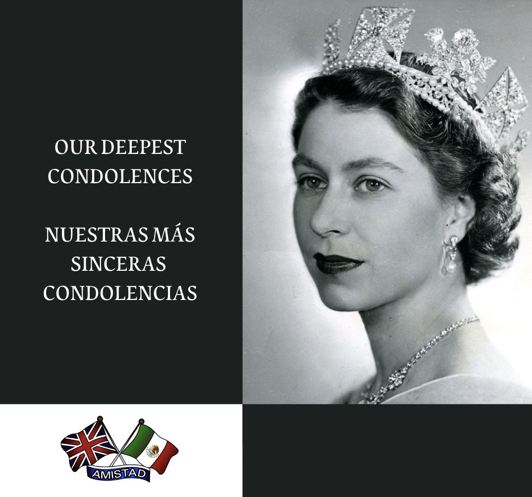 AmistadBM's tweet photo. Our deepest condolences to our Patron His Majesty King Charles III on the passing of Her Majesty Queen Elizabeth II.

Nuestras más sinceras condolencias a nuestro patrono Su Majestad Rey Carlos III por el sensible fallecimiento de Su Majestad la Reina Isabel II. https://t.co/4VXuDLmZNH