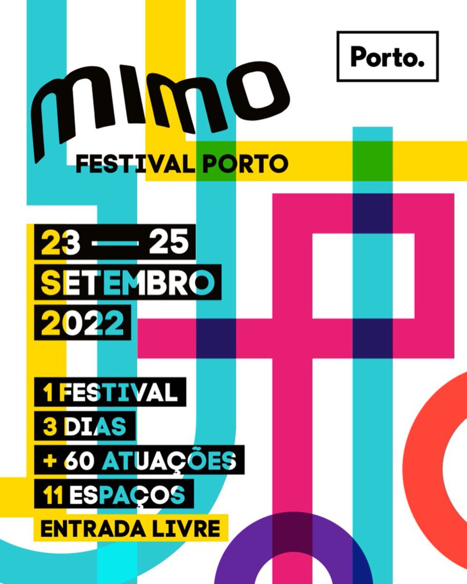 visitportonorth's tweet photo. MIMO Festival is just a few days away! From 23 to 25 September, #Porto will unite for a cause: music 🎶 There will be more than 60 concerts and the admission is free 😉

ℹ️ More info: https://t.co/lNkv58vHQz

#VisitPortoandNorth #mimofestival https://t.co/xwVd15Astp