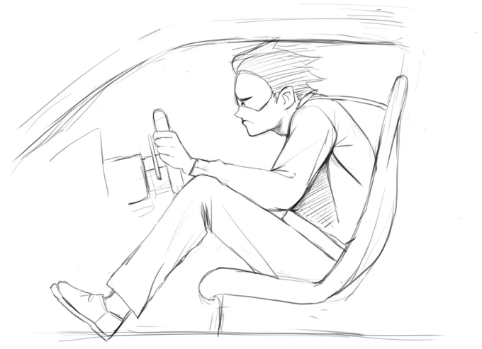 そのうちポルシェ997に乗ってるバニルとか描こうと思ってたけど、2m越えのバニルってスーパーカー乗れるのかな?あぁいう車って運転席、めちゃめちゃ狭いからね。 