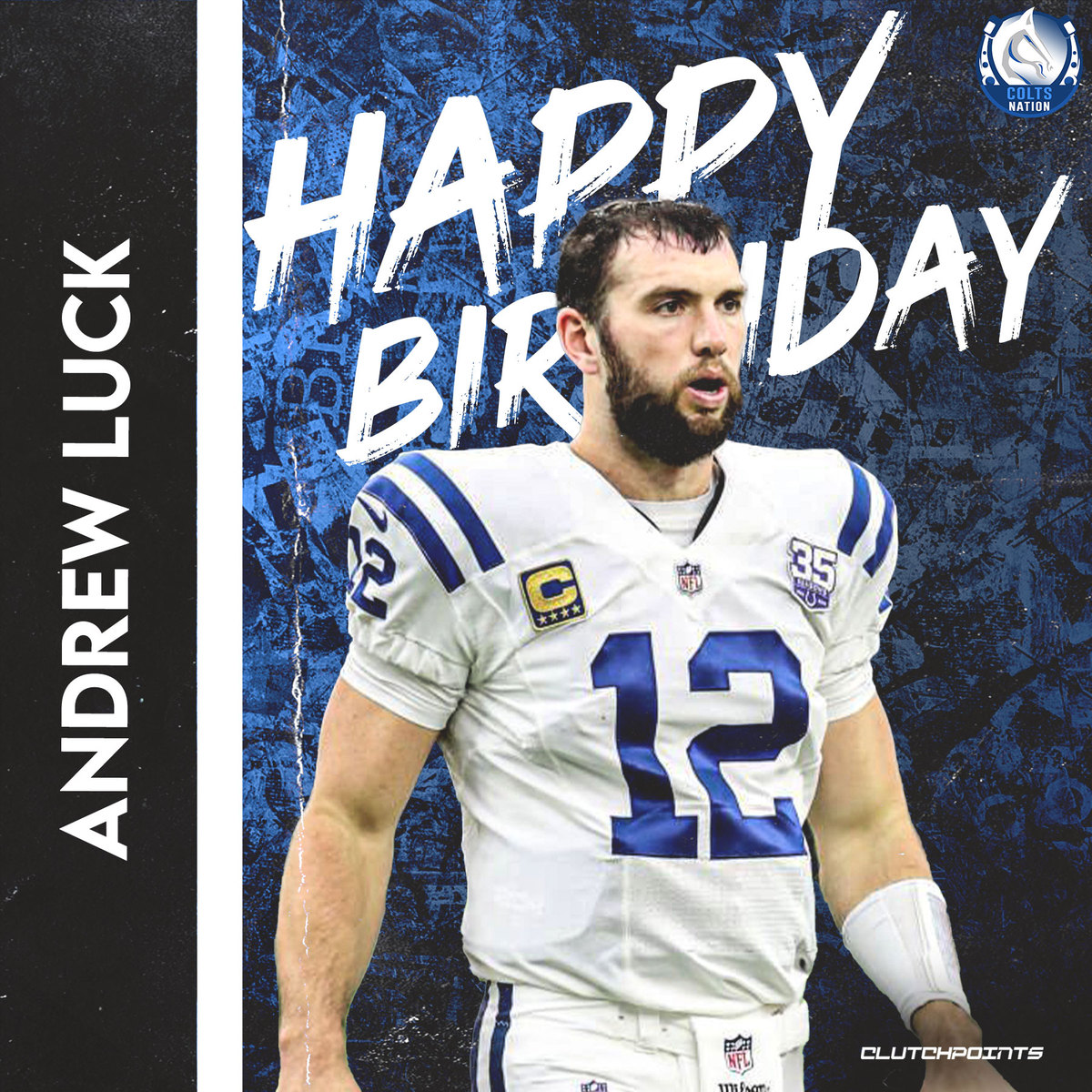 Colts Nation, join us in wishing Andrew Luck a happy 33rd birthday 