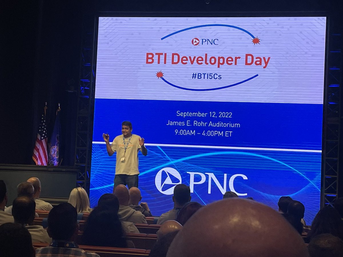 rzesz's tweet photo. Developer Day!!!! Strapping in for some awesome demos! https://t.co/xFvCQJFuq1