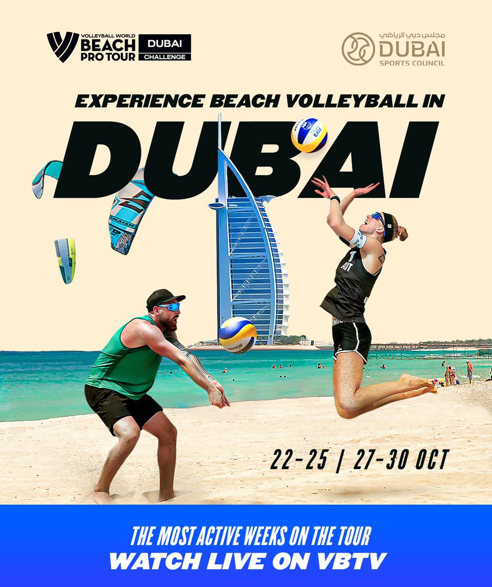 Volleyball World on Twitter "See you in Dubai! BeachVolleyball