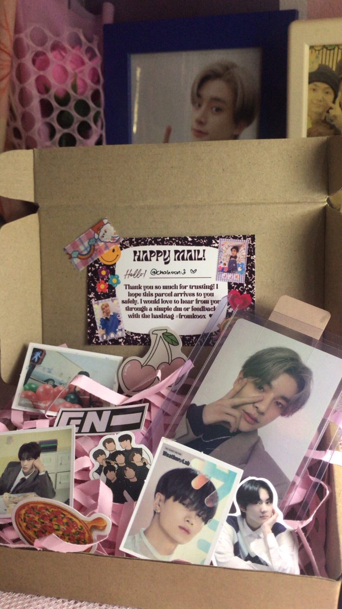 chahoon3's tweet photo. ♡︎ #fromkoox
୨୧ ・゚꒰ ☁️ happy mail ☁️ ꒱ ・゚୨୧
jake arrived safely :) thank you so much @parkzpoca for packing him securely and sa freebies! ♡ https://t.co/iYpvo7KwuE
