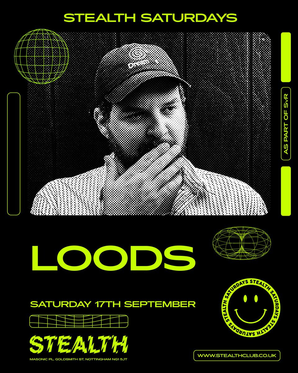 stealthclub's tweet photo. THIS SATURDAY (17/09/22):
STEALTH REOPENING PARTY

After weeks of hard work, we can finally announce that this Saturday, a fully refurbished Stealth will be reopening, with a special event headlined LOODS! 

Tickets: https://t.co/f3FGPAJHVt. https://t.co/k1zBPeAT45