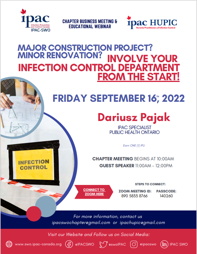 Join us this Friday! For more details visit our website: swo.ipac-canada.org/#upcomingevents