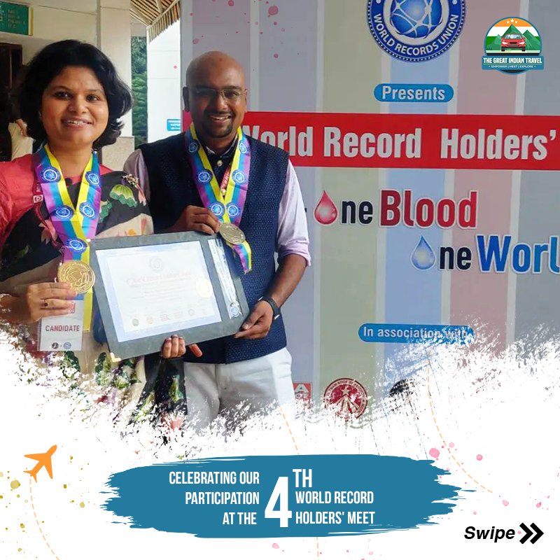 tgit2021's tweet photo. We are honored as we are chosen in the Top 100 Record Holders for excellence on one of the biggest stage which is 'The International Records Festival, 2022' organized by the India Book of Records. We felt immense joy and respect as we were felicitated by the special https://t.co/rbm0e9gijO