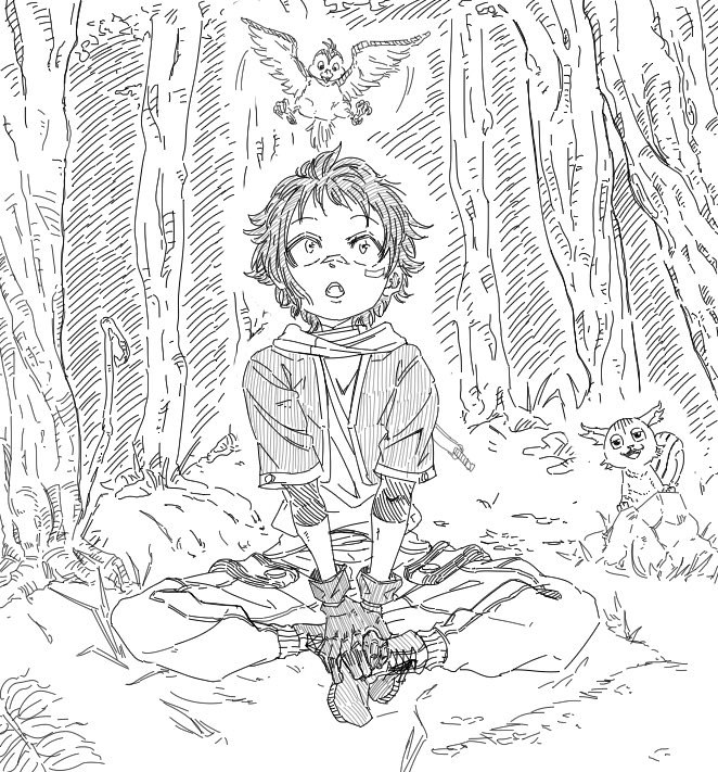 yoshi_koha_'s tweet photo. 動物と少年って組み合わせだけでスコスコのスコな絵になるよねって話 https://t.co/UKNTv4bXtr